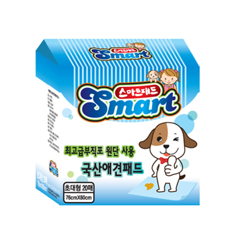 스마트 초대형 패드 블루 20매