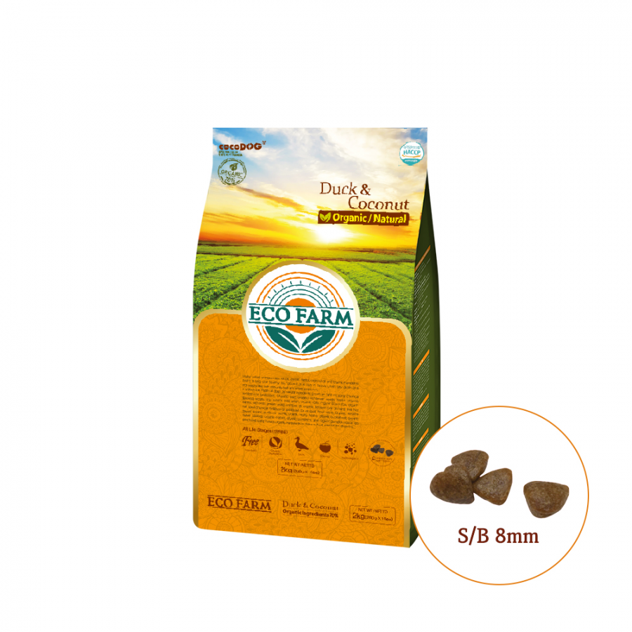 에코팜 독 오리&코코넛 2kg / 6kg