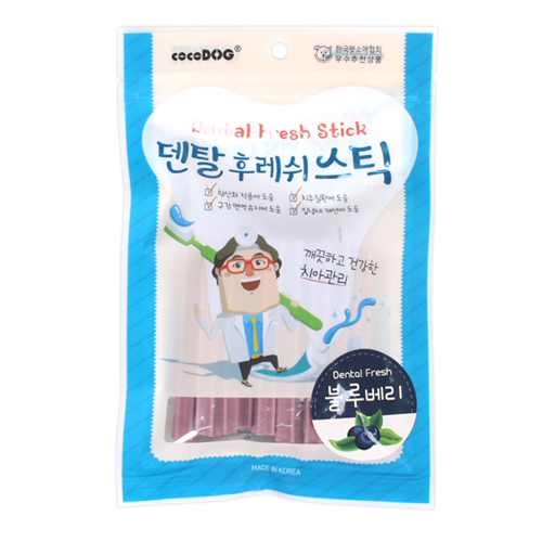 코코독 덴탈 후레쉬 스틱 블루베리 90g