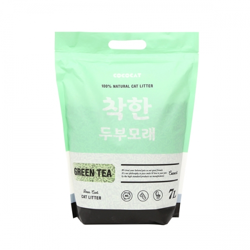 코코캣 착한 두부 모래 녹차 7L