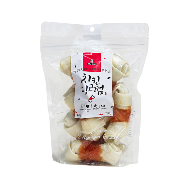 펫마트 치킨딩고 껌 390g 7p