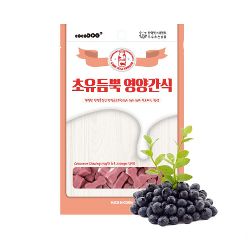 코코독 초유듬뿍 영양간식 블루베리 80g