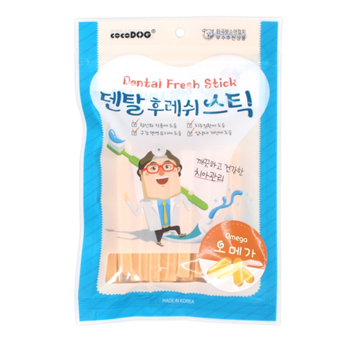 코코독 덴탈 후레쉬 스틱 오메가3 90g