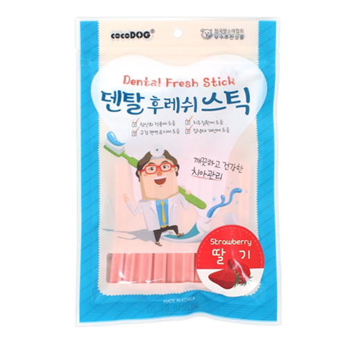 코코독 덴탈 후레쉬 스틱 딸기 90g