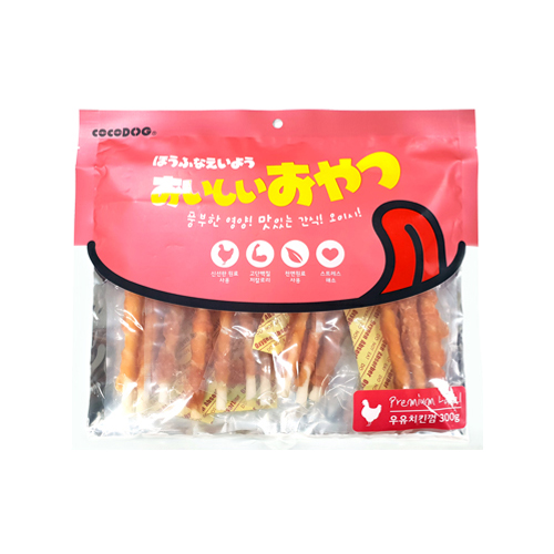 코코독 오이시 우유 치킨껌 300g
