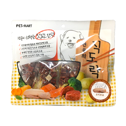 펫마트 견공의 식도락 오리 큐브 / 슬라이스 / 스테이크 300g