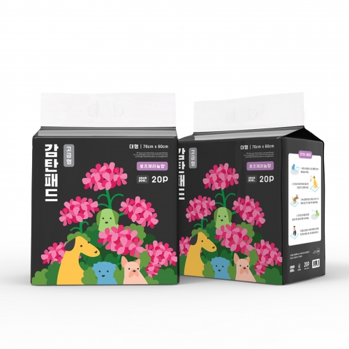 감탄 감탄패드 고급형 대형 20매 로즈제라늄향