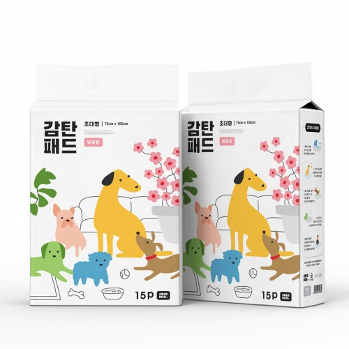 감탄 감탄패드 표준형 초대형 15매 벚꽃향