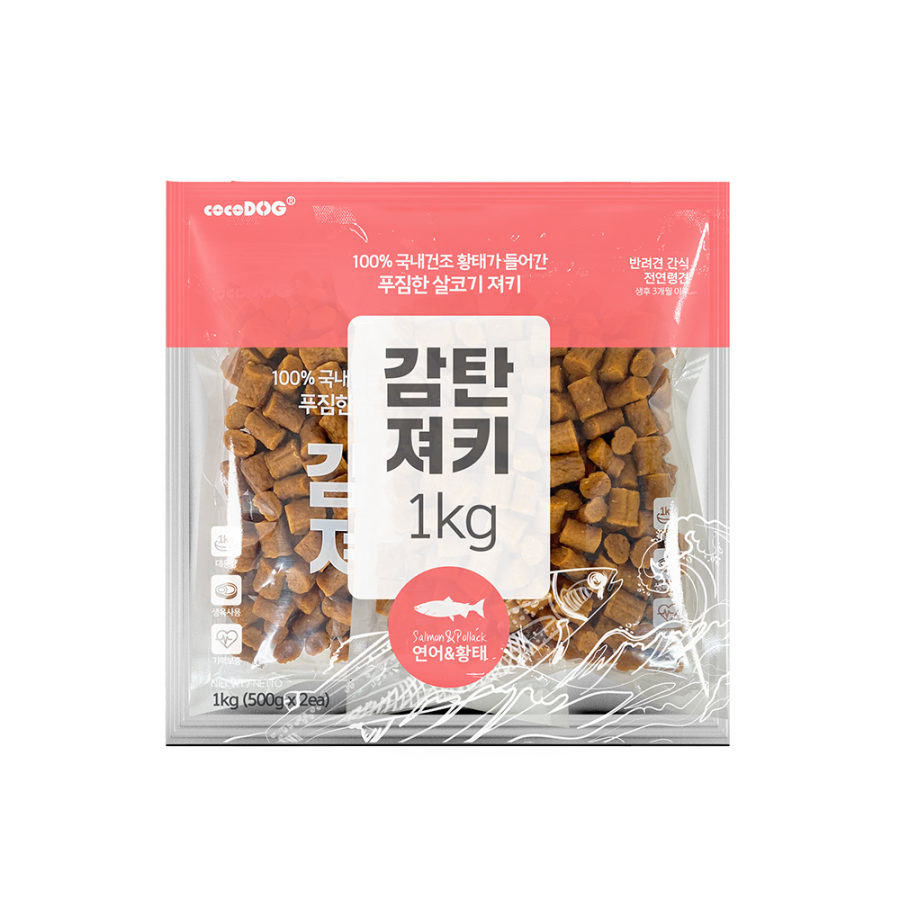 감탄 감탄져키 1kg 연어&황태
